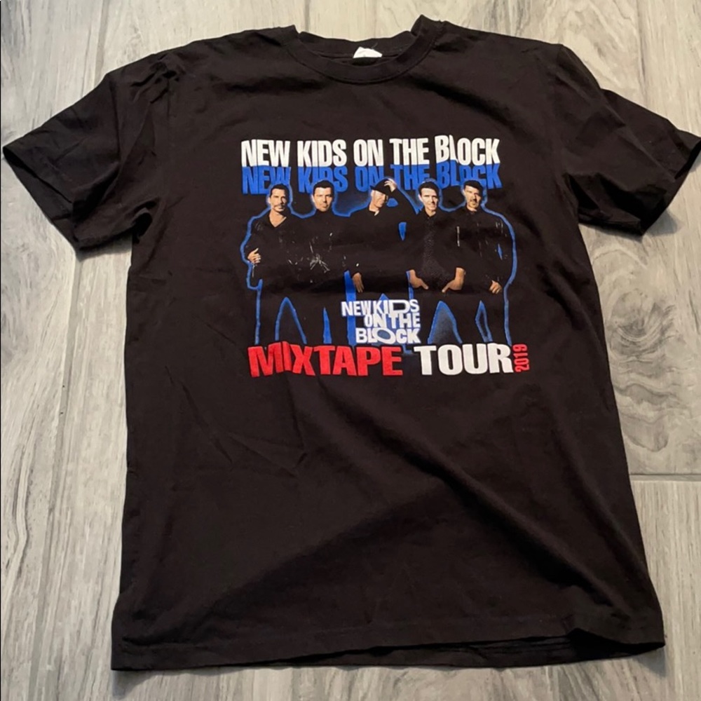 New Kids on the Block T-Shirt Black with Group